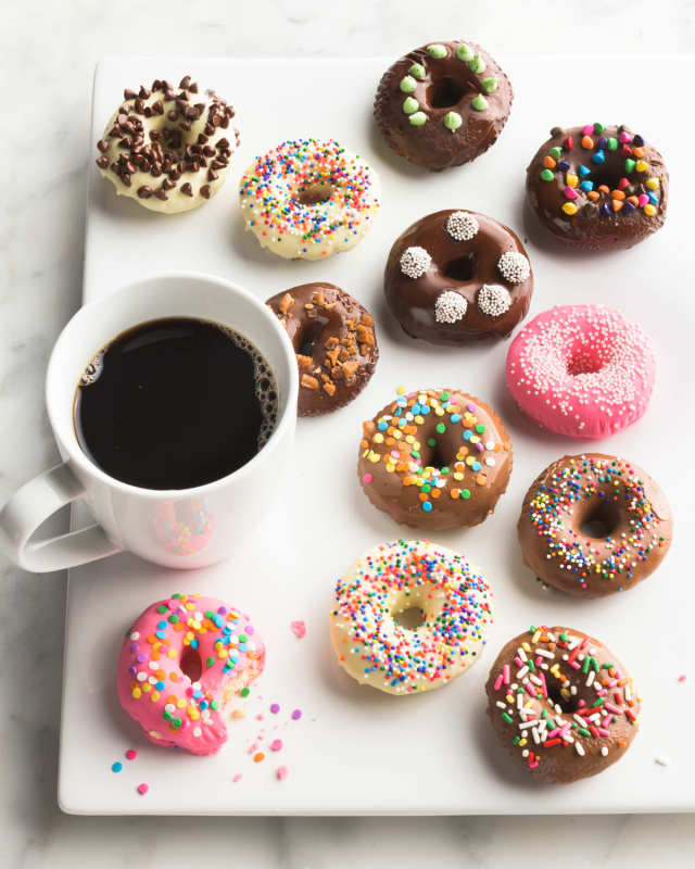 Belgian Chocolate-Covered Mini Donuts